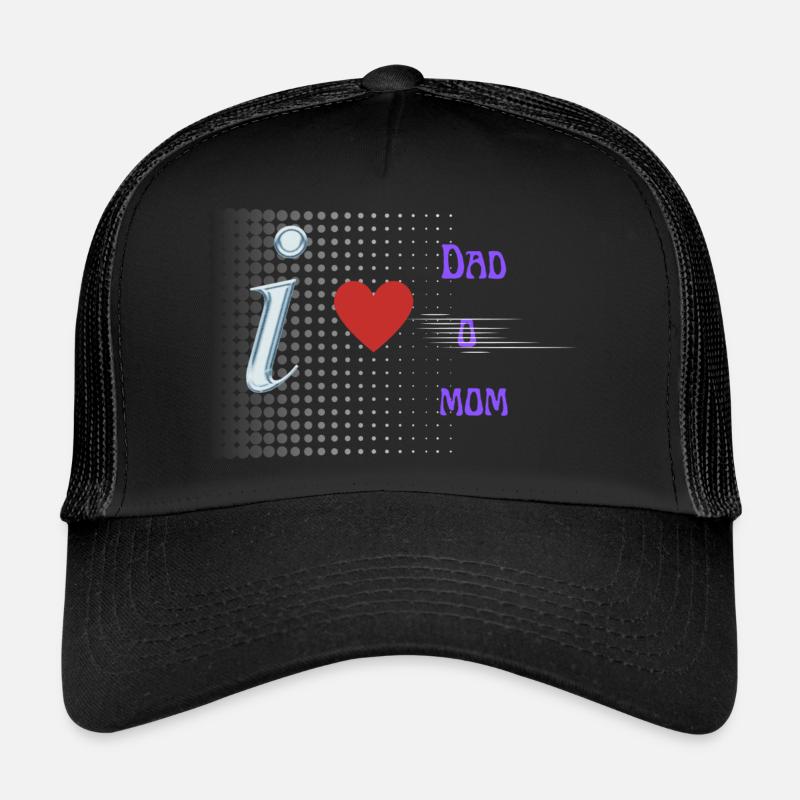 Liebe zu Papa o Mama Trucker Cap