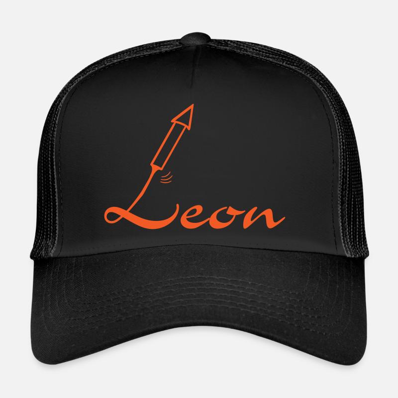 Leon claim with rocket | Vectorgraphic Trucker Cap