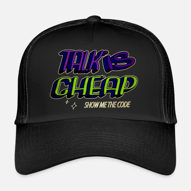 langage informatique Casquette trucker 