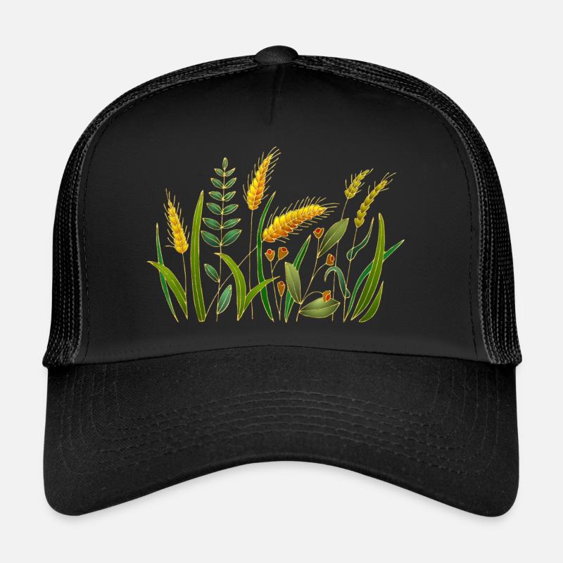 Wiese - Trucker Cap - Schwarz/Schwarz