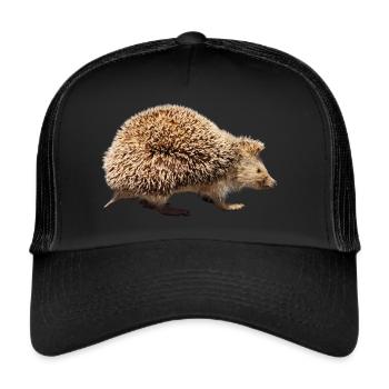 Igel - Trucker Cap - Schwarz/Schwarz - Vorne