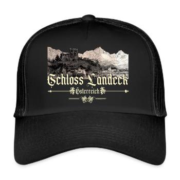Schloss Landeck - Austria - Trucker Cap - black/black - Front