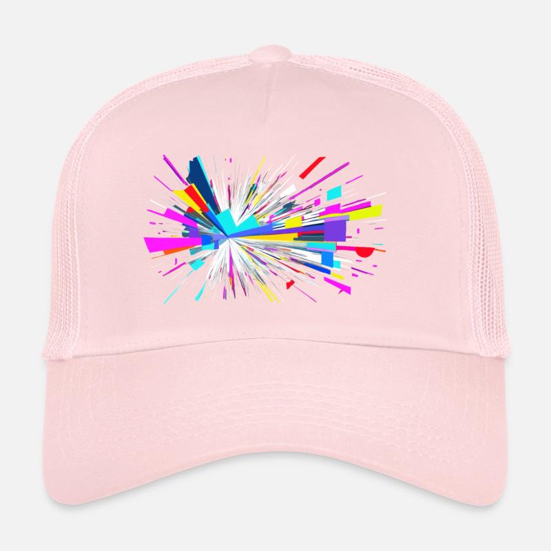 Les couleurs vont boom Casquette trucker 