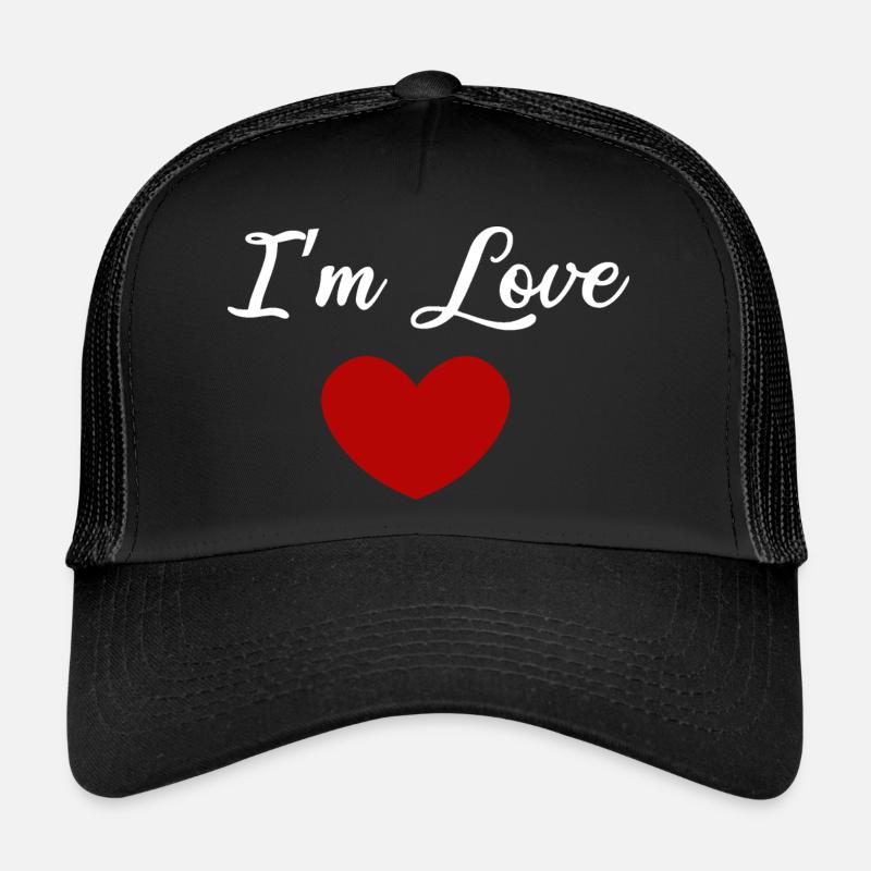 I'm Love - White design Trucker Cap