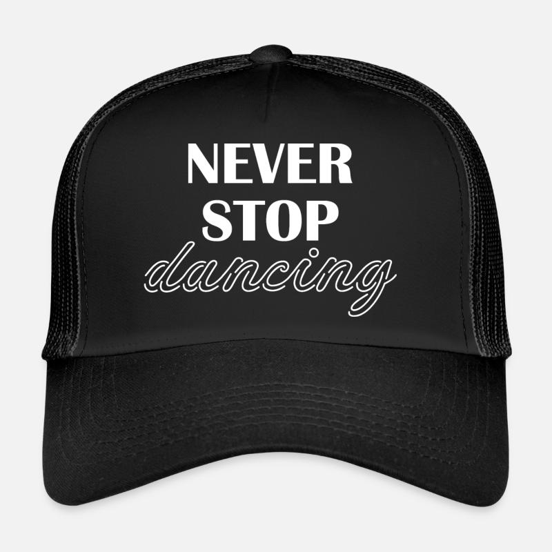 Dancing Dance Music - Trucker Cap - Schwarz/Schwarz