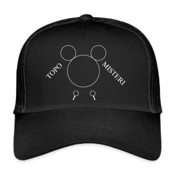 Les mystères de la souris - Casquette trucker  - noir/noir - Devant