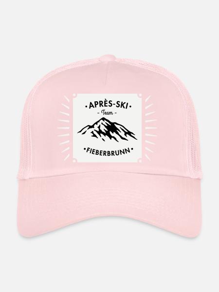 Après-Ski Fieberbrunn - Trucker Cap - pale pink - Front