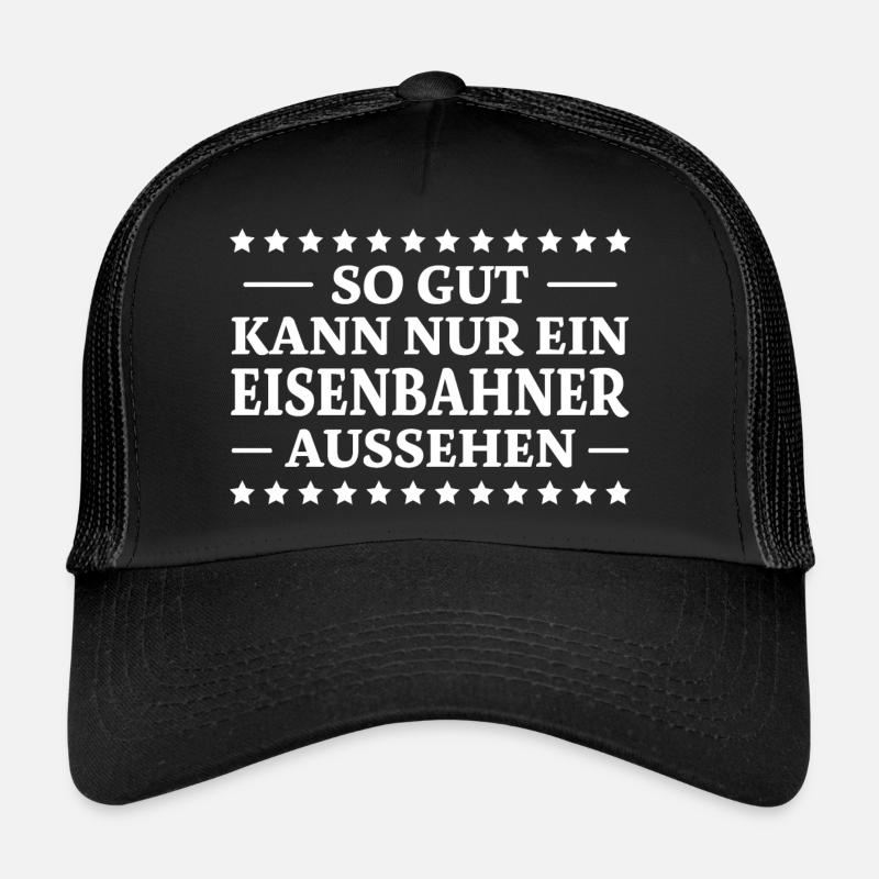 Eisenbahner Spruch Lokführer Eisenbahner Geschenk Trucker Cap