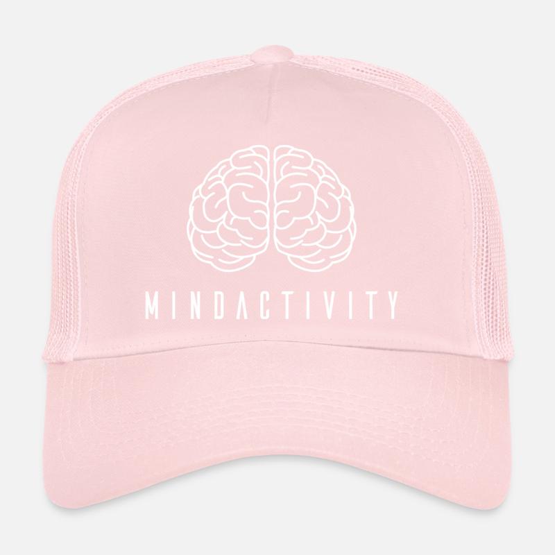 Activité mentale frontale cérébrale Casquette trucker 
