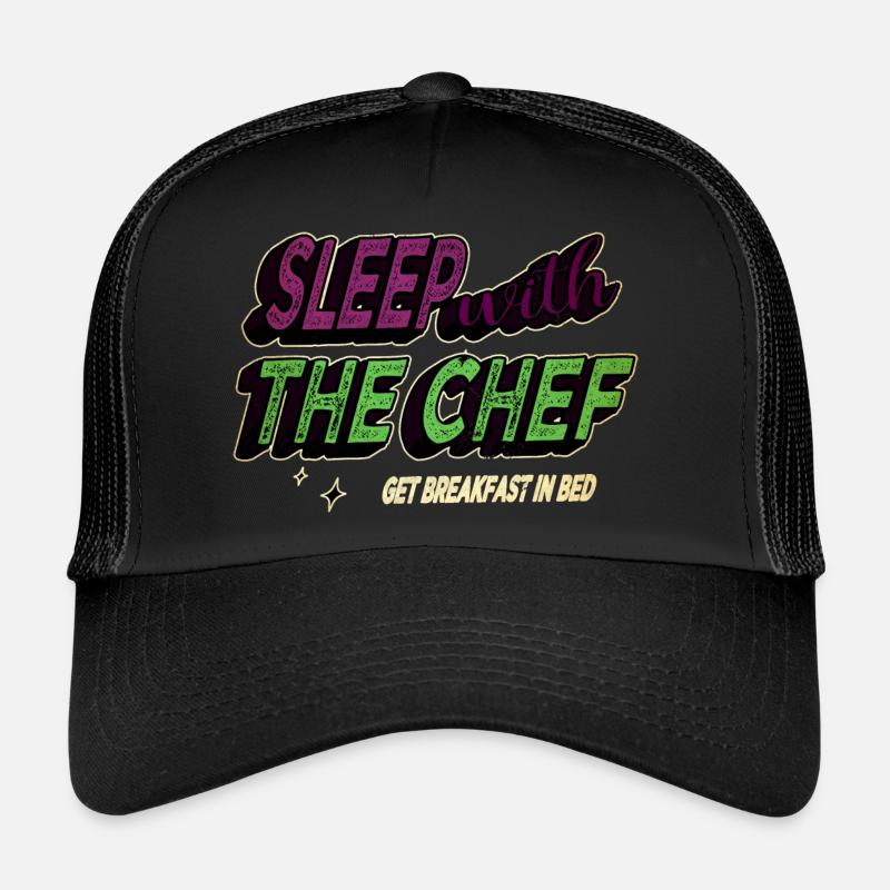 chef (male) provocative funny pastry chef Trucker Cap