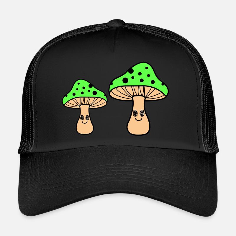 Hypnotic Mushrooms Trucker Cap