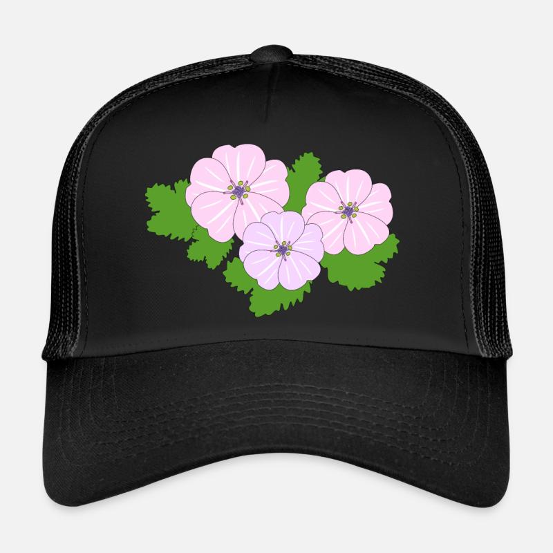 Belle mauve Casquette trucker 