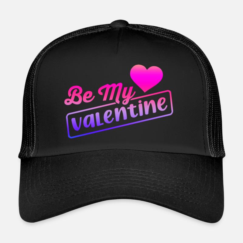 Aimez-moi la Saint-Valentin Joyeux Valentin Saint-Valentin Casquette trucker 