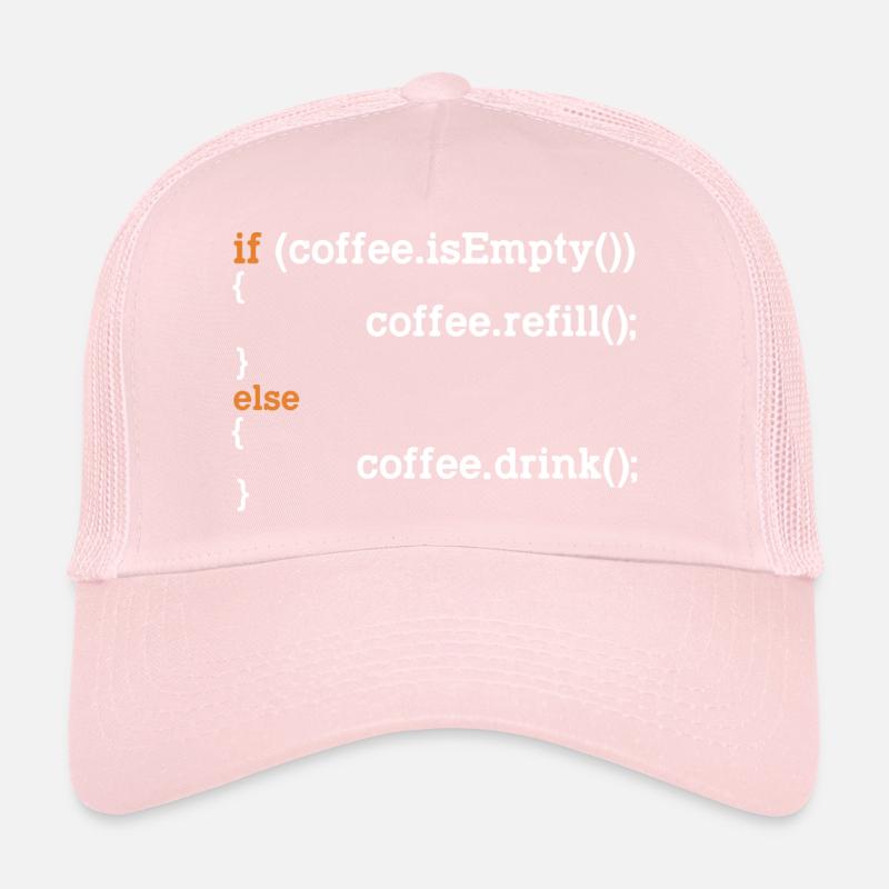 Funny Programmer Coffee Gift For Coders Trucker Cap