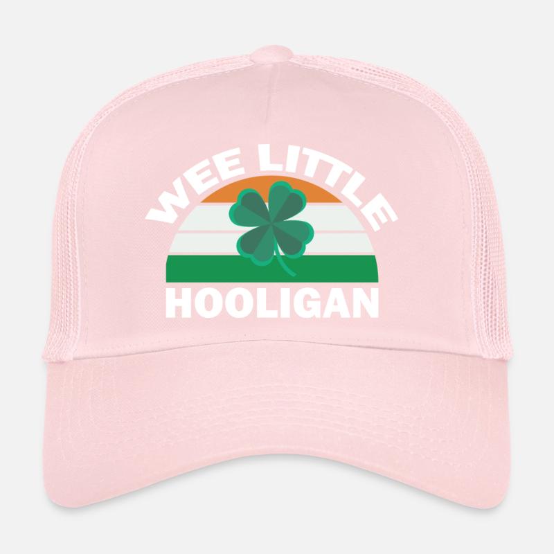 St Patricks Day Wee Little Hooligan Drôle Casquette trucker 
