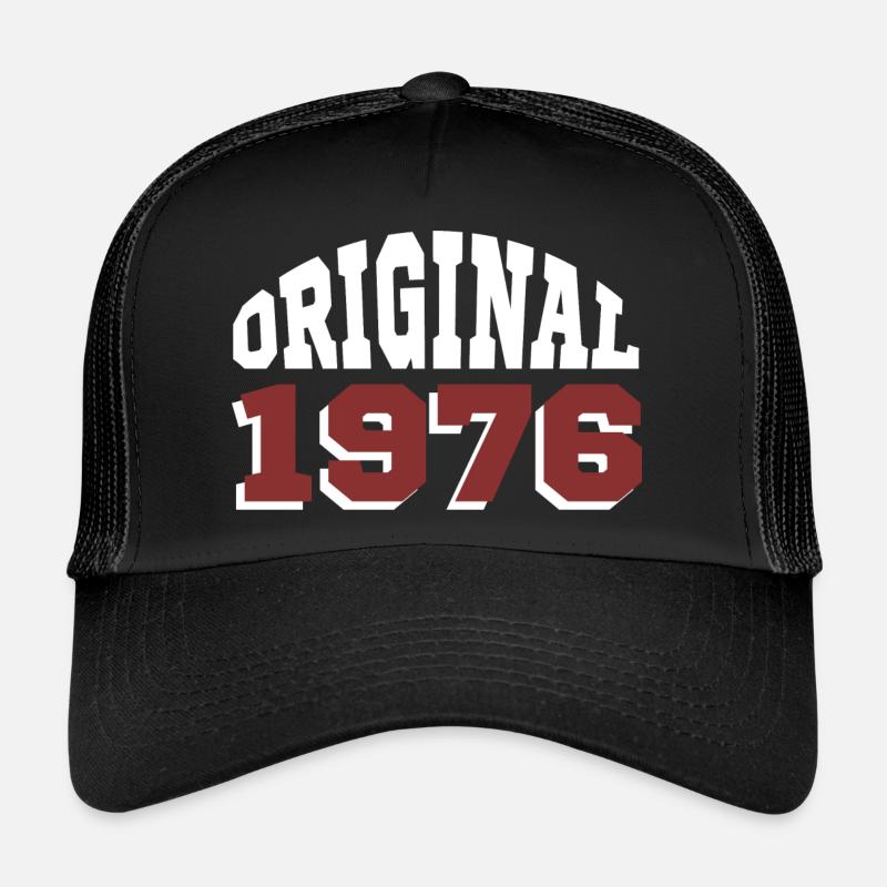 Original 1976 - Trucker Cap - Schwarz/Schwarz