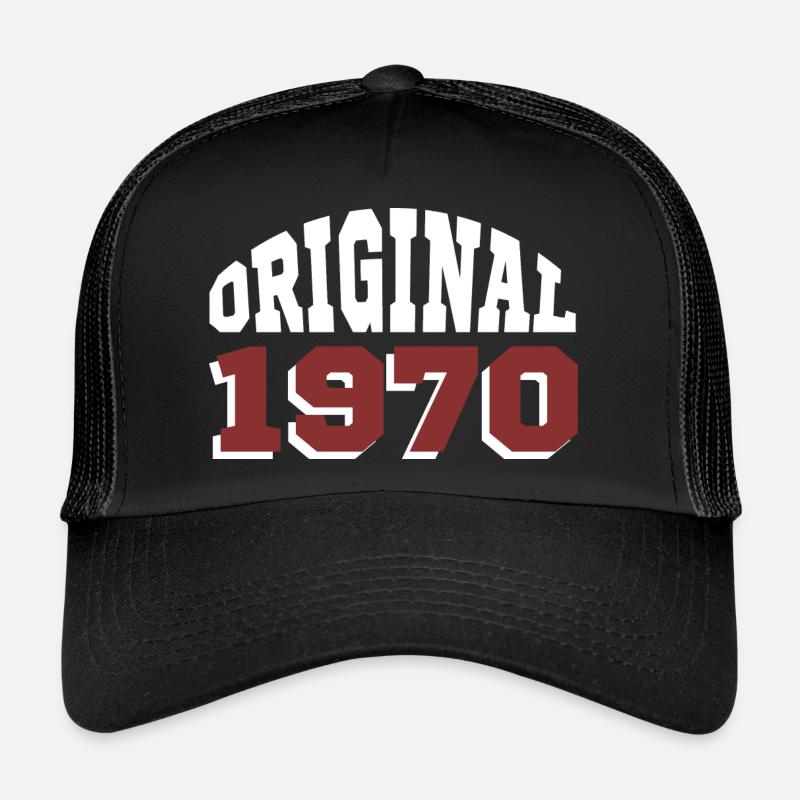 Original 1970 - Casquette trucker  - noir/noir
