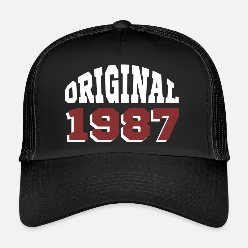 Original 1987 - Casquette trucker  - noir/noir