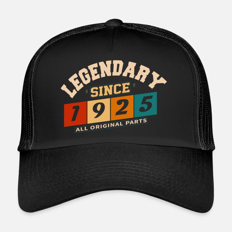 Legendary since 1925 vintage retro anniversary Trucker Cap