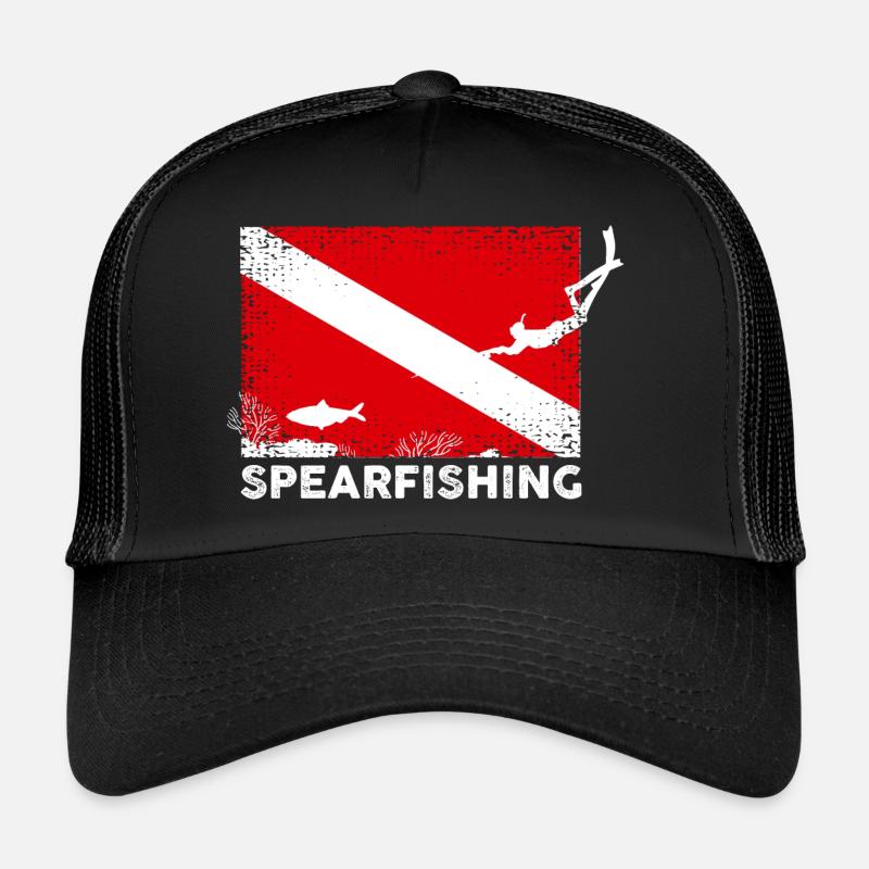 Chasse sous-marine Plongée sous-marine Casquette trucker 