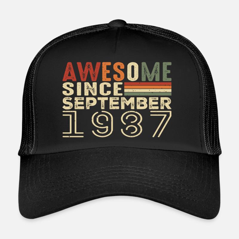 September 1987, birthday present September 1987 Trucker Cap