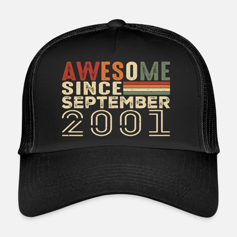 September 2001, birthday present September 2001 Trucker Cap