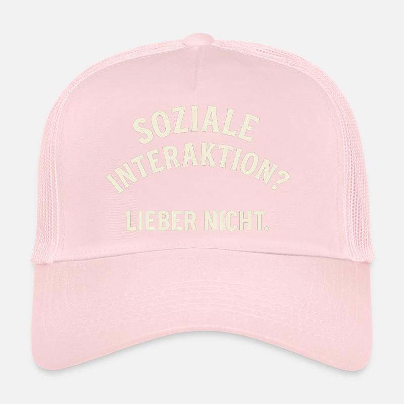 Interaction sociale – Non merci ! Casquette trucker 