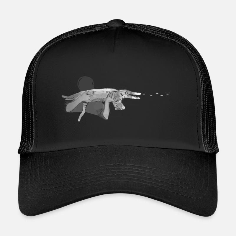 Drôle de cadeau de chat Casquette trucker 