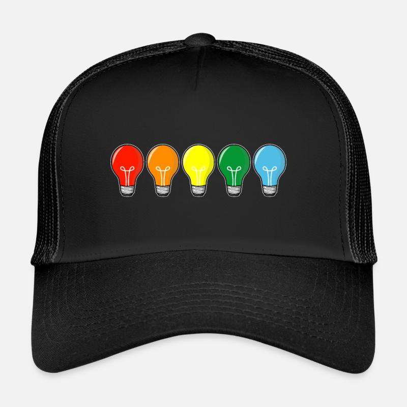 ampoules colorées Casquette trucker 