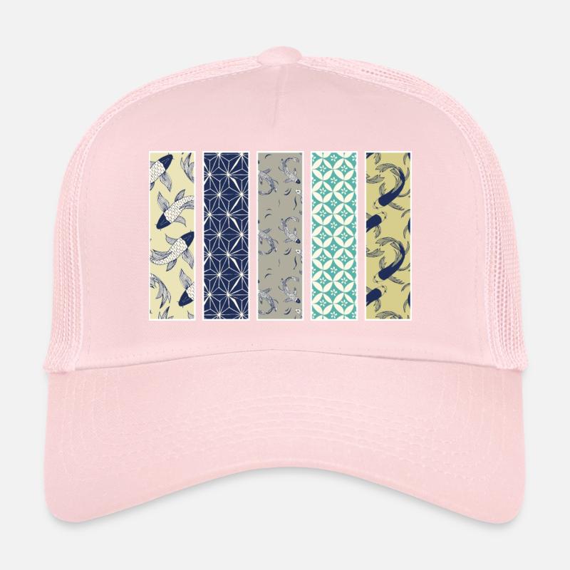 Japanese pattern Trucker Cap