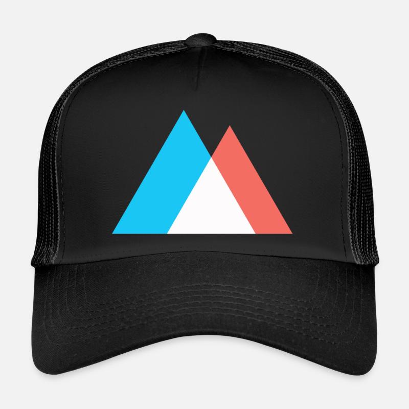 Fjell Abstrakt Pop Art Art Trucker-caps 