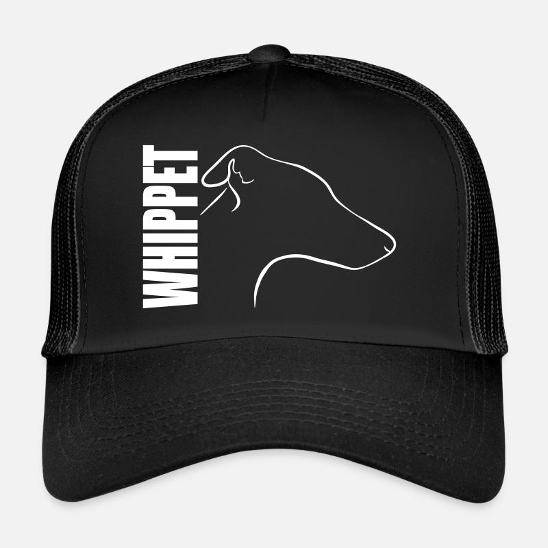WHIPPET PROFIL WILSIGNS - Trucker Cap - Schwarz/Schwarz