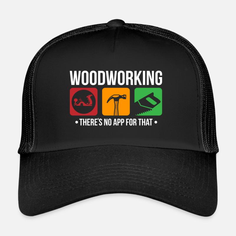 DIY Carpenter Carpenter Creative DIY Gift - Trucker Cap - black/black