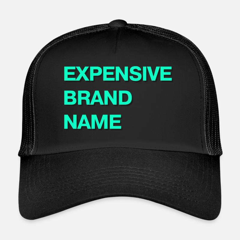 Expensive Brand - Trucker Cap - Schwarz/Schwarz