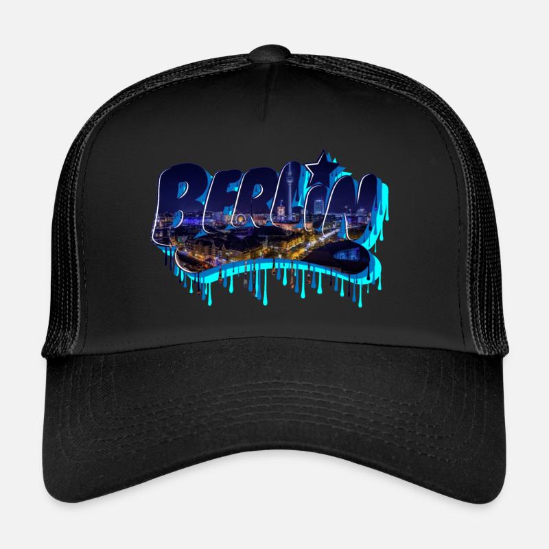 Berlin Graffiti Schriftzug Trucker Cap