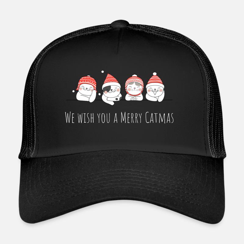 Weihnachts Katze Trucker Cap