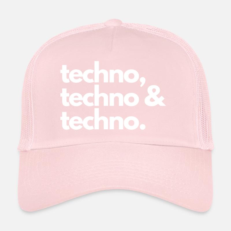 Techno, Techno & Techno Trucker Cap