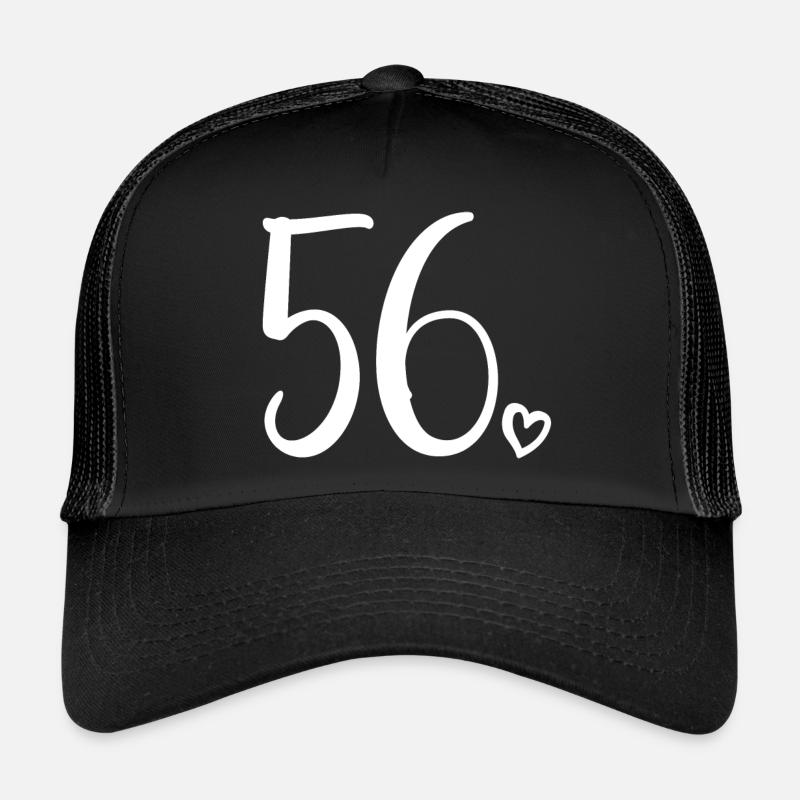 Mignon numéro 56, 56 ans, cadeau de 56e anniversaire Casquette trucker 