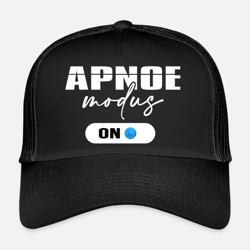 Plongeur Oxygène Mode Apnée Plongée Temps de plongée Casquette trucker 
