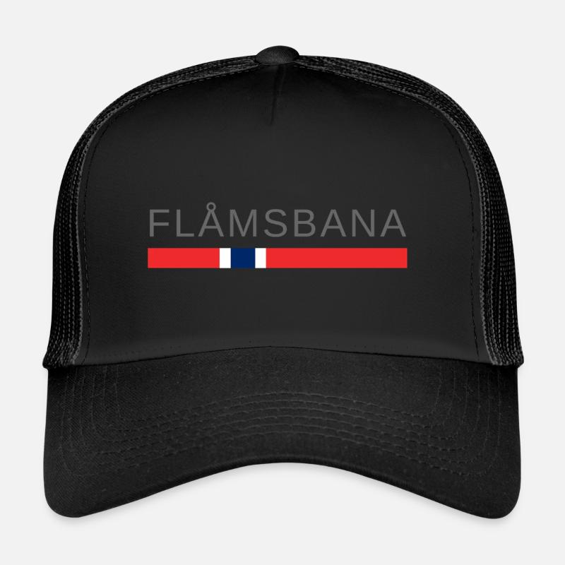 Flåm Railway Norway - Trucker Cap - black/black