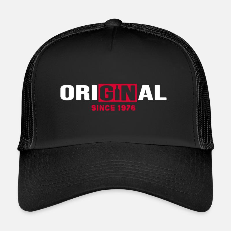 1976 Birthday anniversary Original Gin Trucker Cap