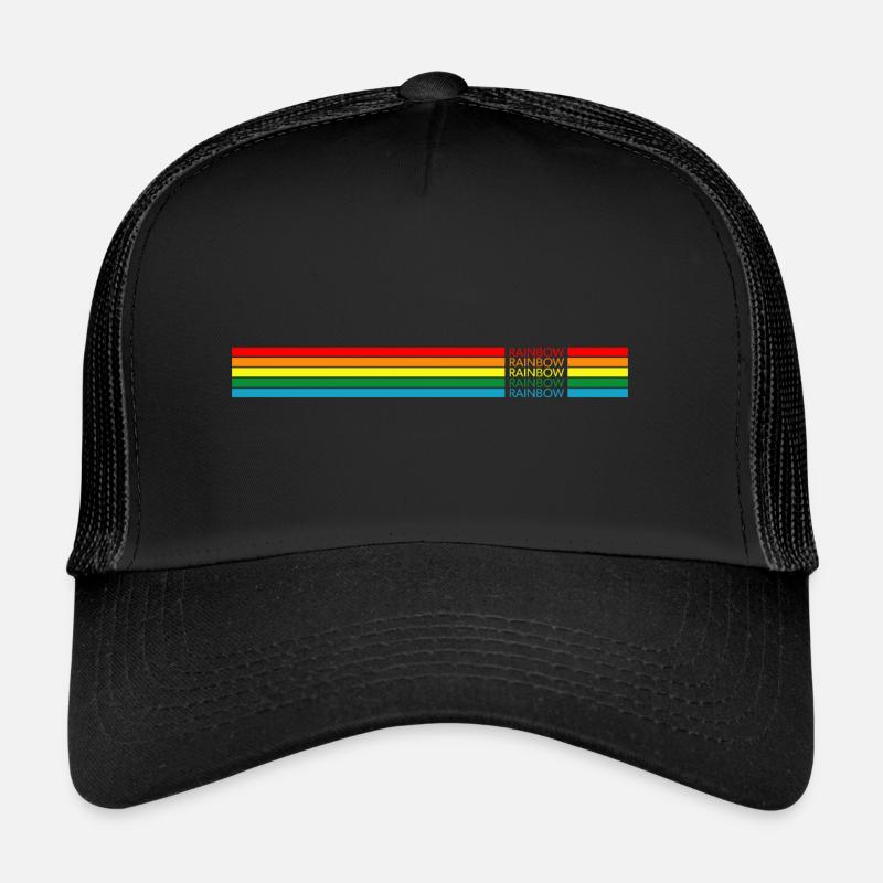 Rainbow Regenbogen Trucker Cap