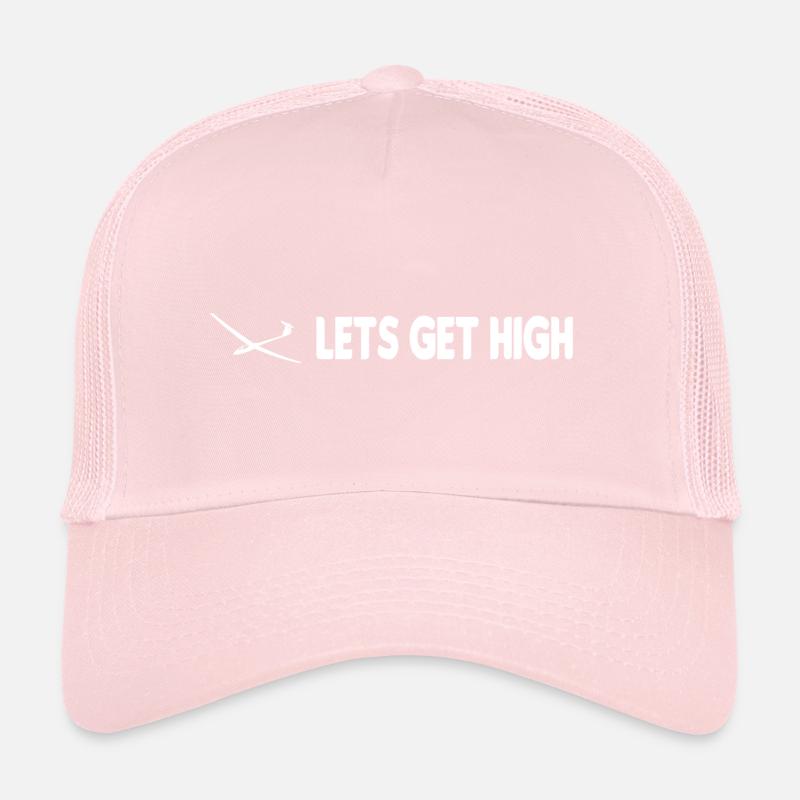 Lets get high glider pilot glider Trucker Cap