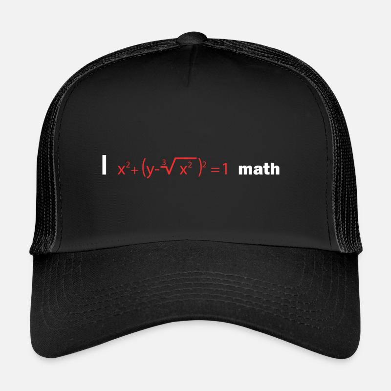 I love math Mathematik Mathematiker Mathelehrer Trucker Cap