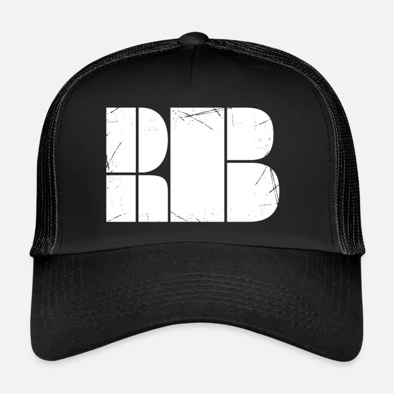 DnB - Drum and Bass - Minimalist design - Trucker Cap - black/black
