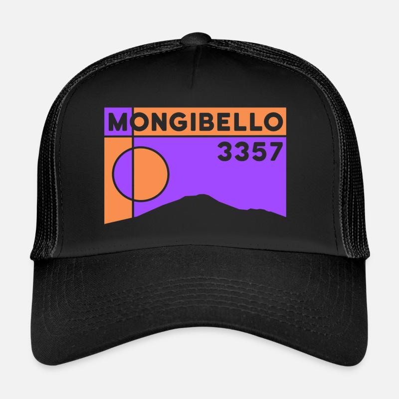 Etna Etna Mongibello volcano mountain Sicily souvenir Trucker Cap