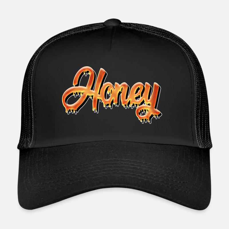 Lettrage graffiti miel miel Casquette trucker 