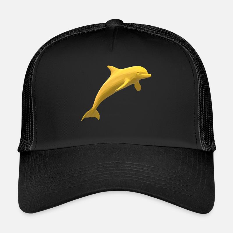 Dolphin gold Trucker Cap