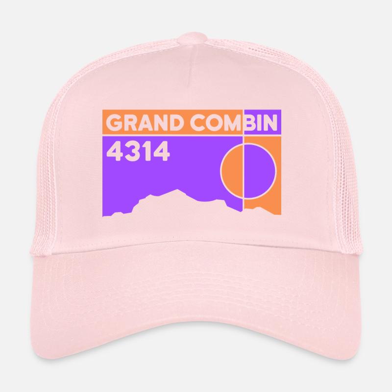 Grand Combin Valais hike crossing mtb Trucker Cap