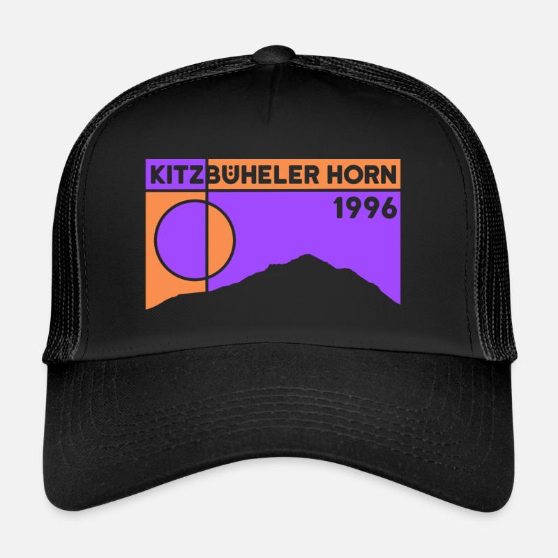 Kitzbüheler Horn Wanderung Kitzbuhel Alpen Austria - Trucker Cap - Schwarz/Schwarz